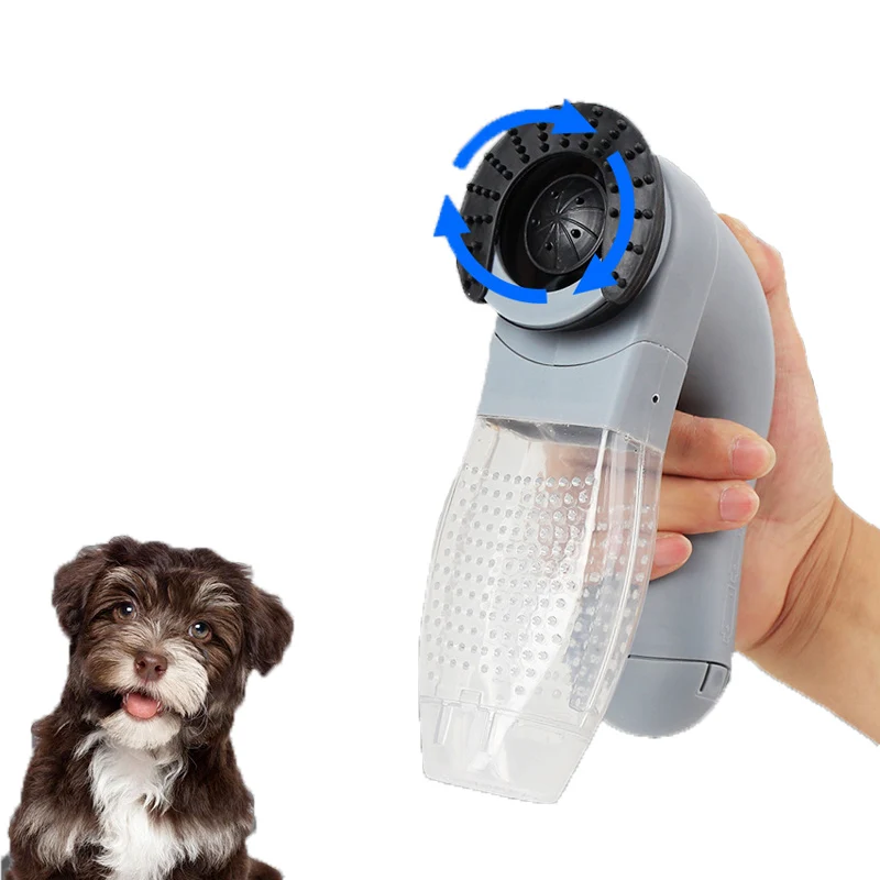 Plastic Electric pet suction device sucking portable cat and dog massage cleaner vacuum family pet supplies hair stick hairbrush