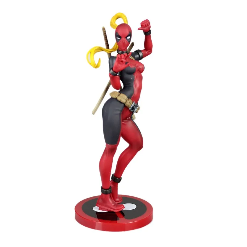 New Marvel Bishoujo Statue Lady Deadpool PVC Figure Toy Gift 