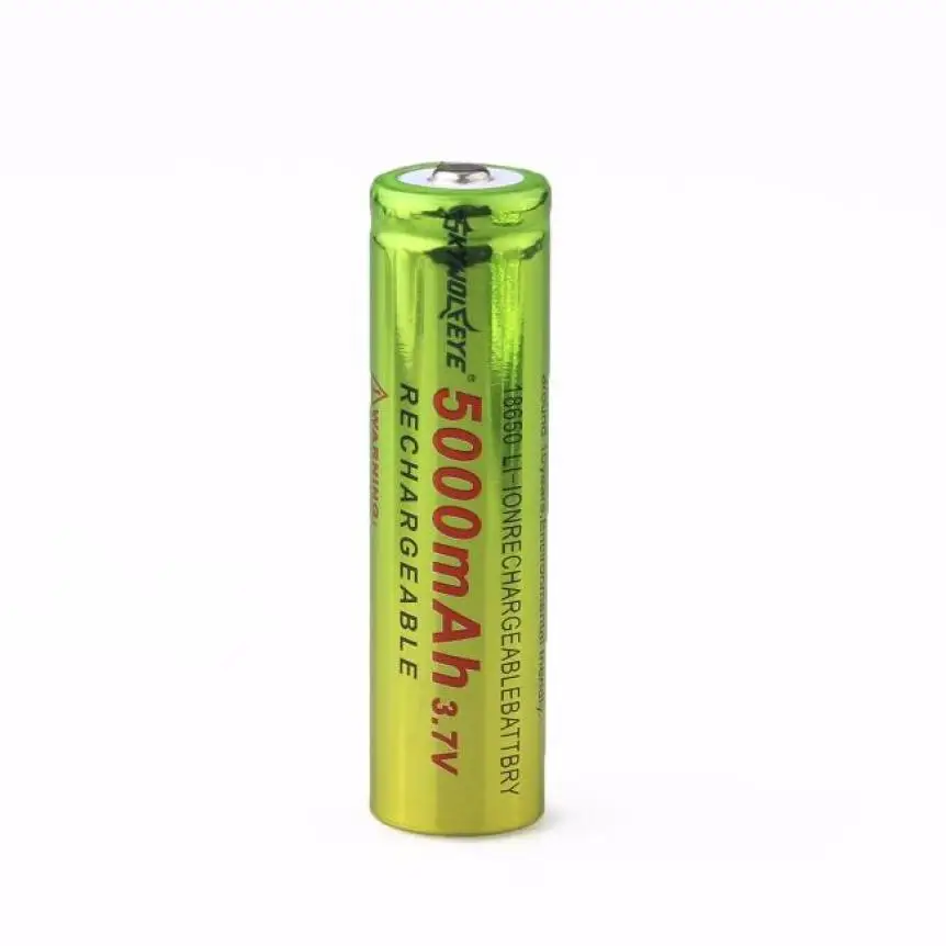 

1x3.7V 18650 5000mAh Li-ion Rechargeable Battery For Flashlight lamp Torch Rechargeable Battery JULY19