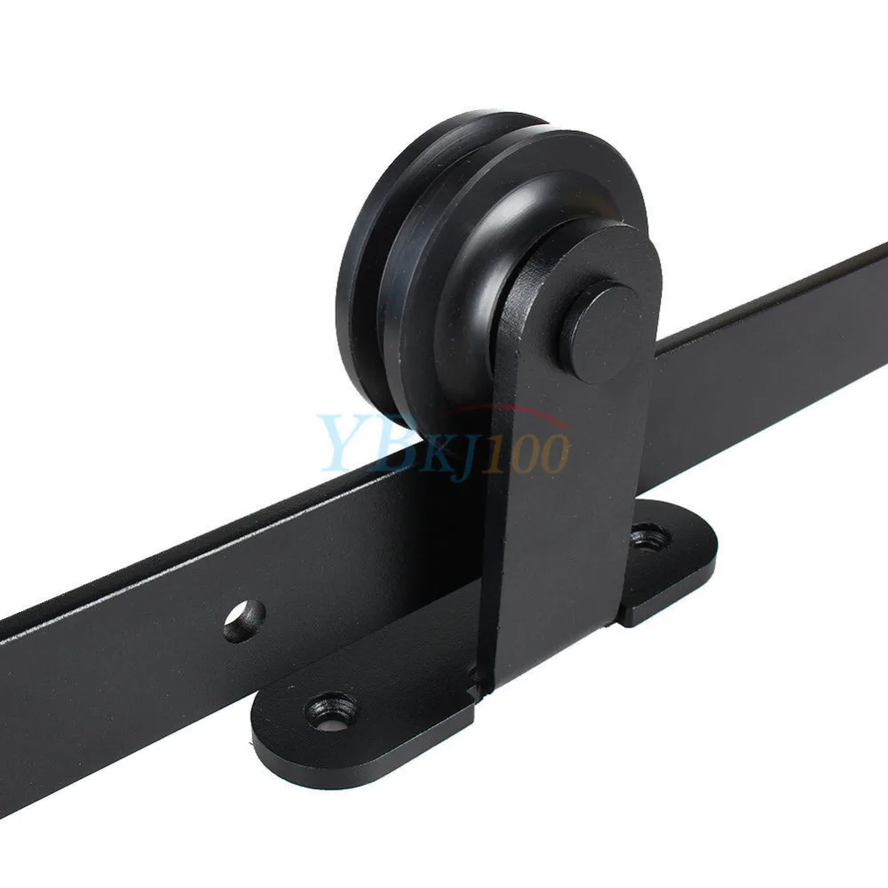 Rail et roulette pour porte coulissante suspendue