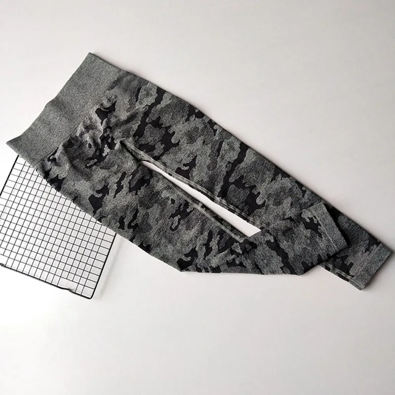 High Caist Camo Yoga Pants