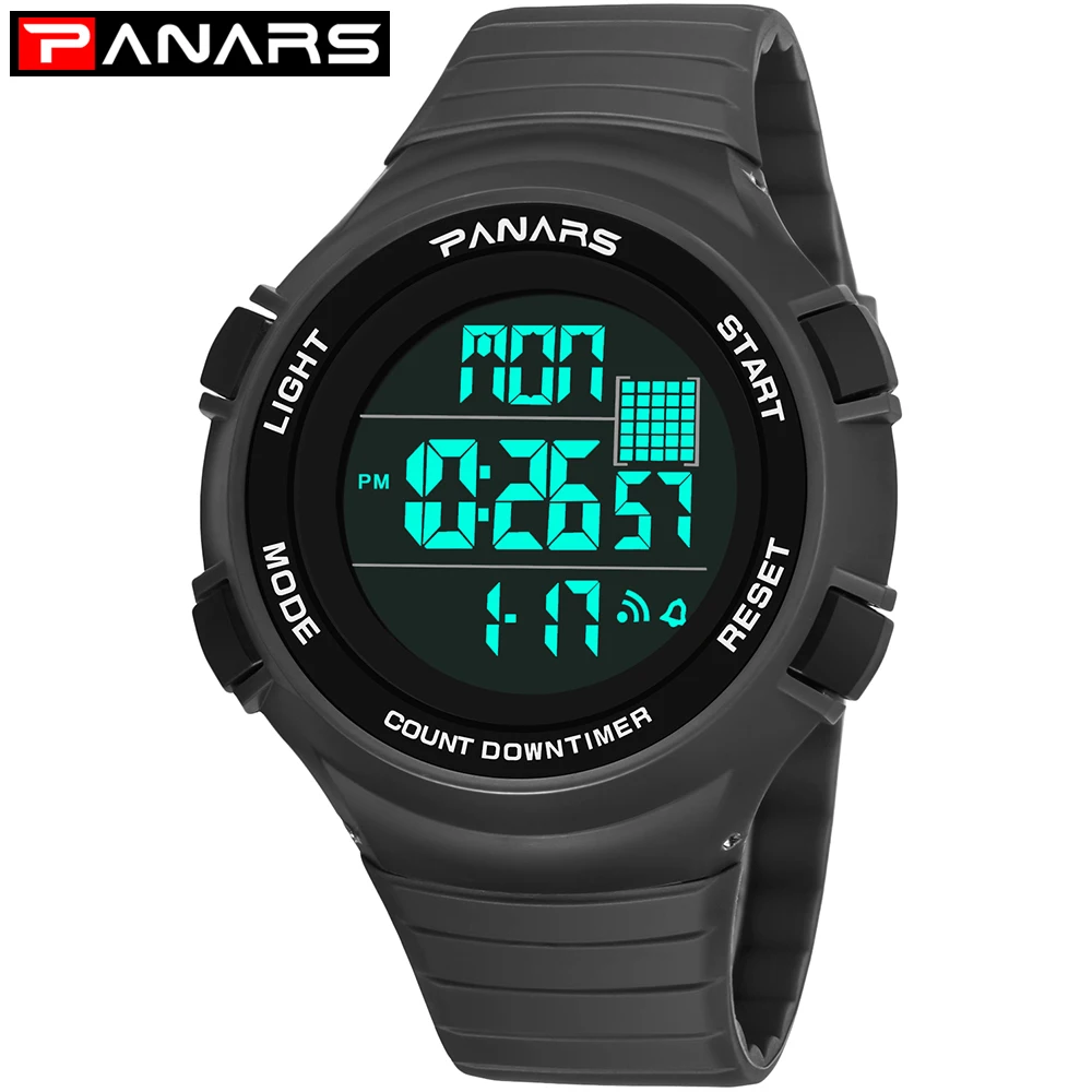 Buy Big Dial Sports Watches Men Outdoor Countdown