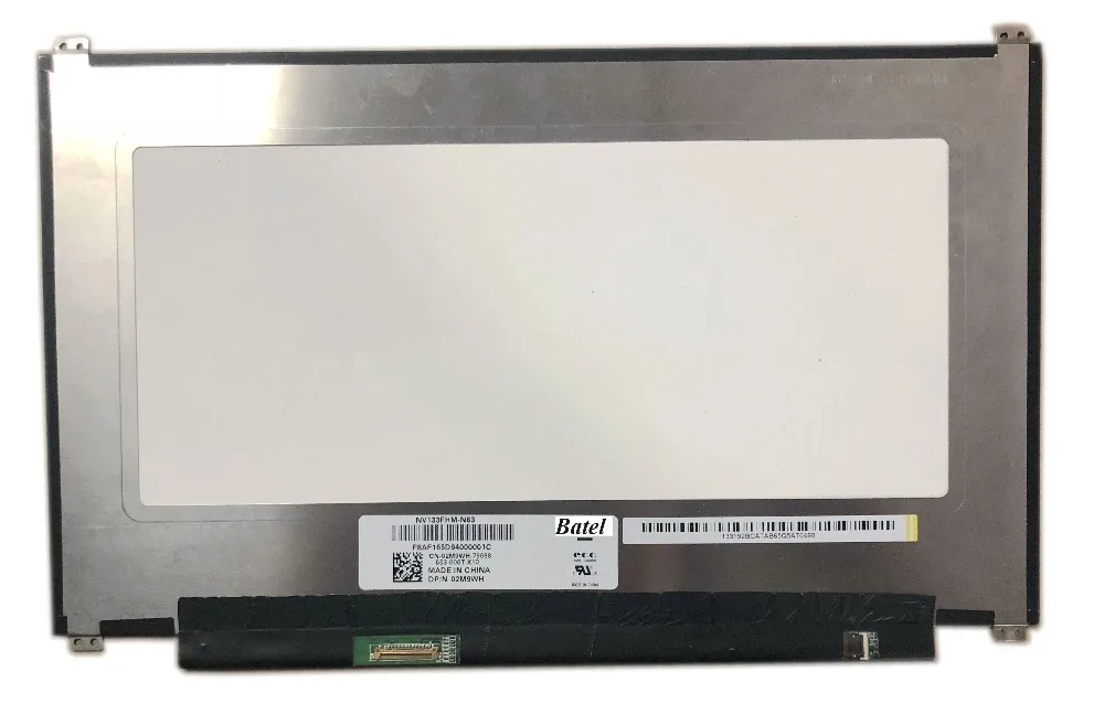 

IPS Matrix for Laptop 13.3" For BOE NV133FHM-N63 NV133FHM N63 1920X1080 FHD LED Display LCD Screen Replacement