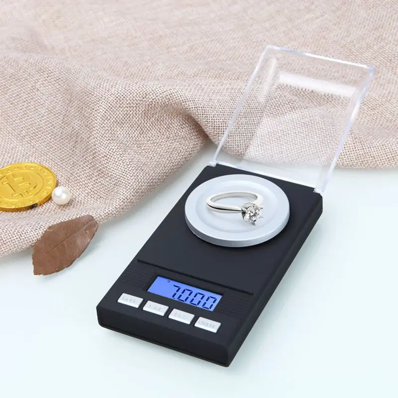 0.001g 50g Digital Milligram Gram Scale LCD Electronic Diamond Jewelry