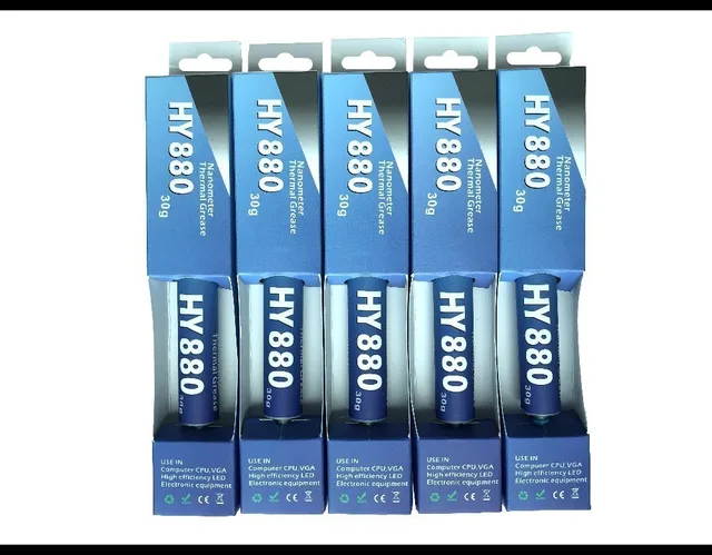 wholesale high performance nanometer thermal grease hy880 for laptop desktop cpu video card and led 30g thermal compound paste in fans cooling from performance award card