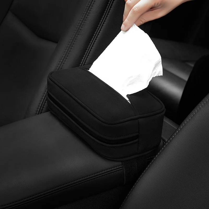 

Car Tissue BoxMicrofiberTissue Holder Case,AutouniversalGeneral purpose papertowel container for automobiles hanging Accessories