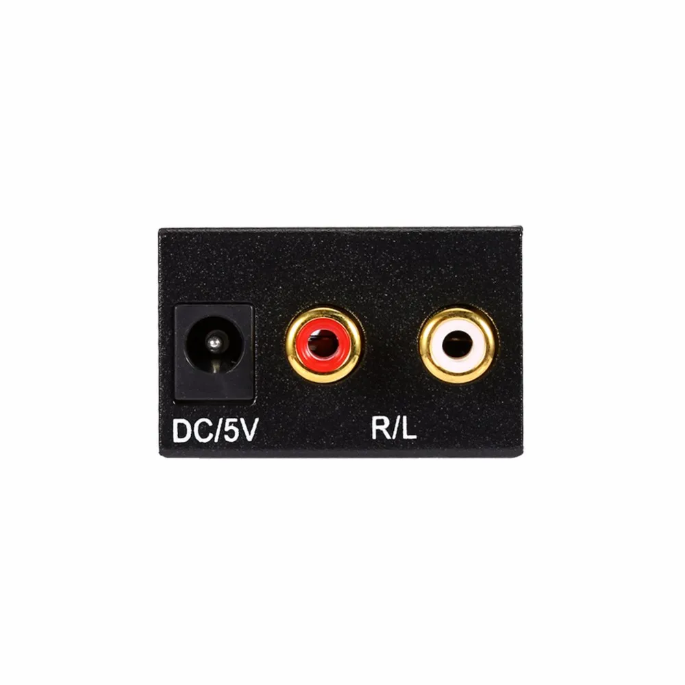Аналоговый L/R для цифровой SPDIF коаксиальный RCA и оптический Toslink аудио конвертер SPDIF аналоговый цифровой преобразователь