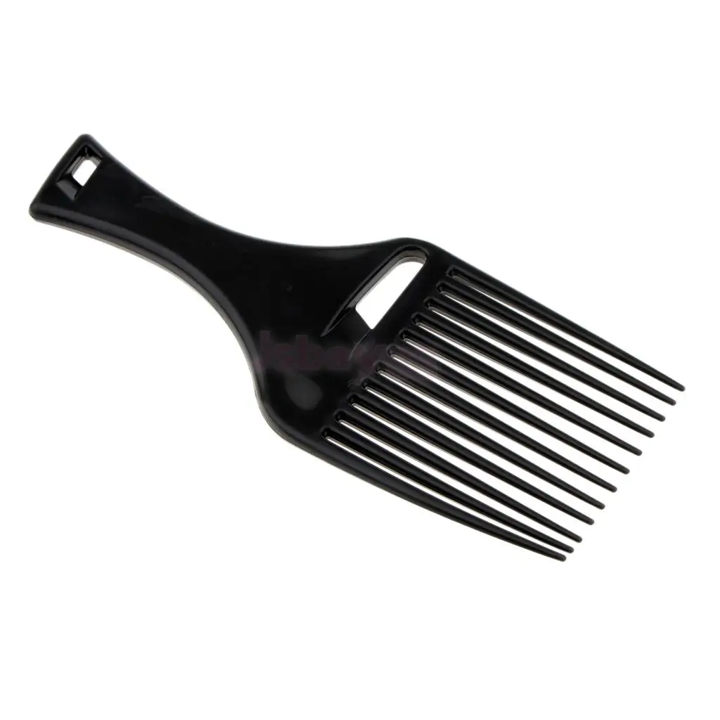 Handheld Afro Hair Pick Lift Comb Wide Long Tooth Curly Hair Comb Mens Oily Hair