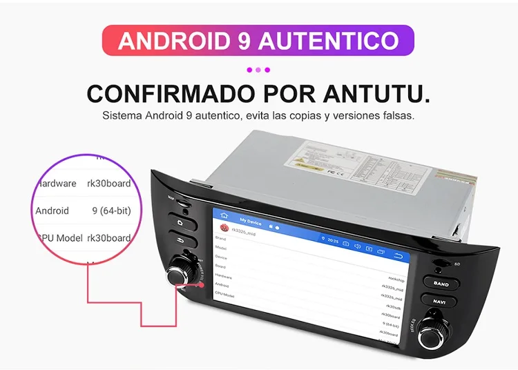 Isudar Автомобильный мультимедийный плеер 1 Din Android 9 для Fiat/Linea/Punto 2012- gps DVD Automotivo радио FM четырехъядерный DSP USB DVR