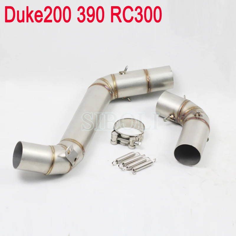 

Duke 200 390 RC300 Motorcycle Exhaust Header Pipe Without Exhaust Muffler For KTM Duke 200 KTM390 KTM RC300 KT001