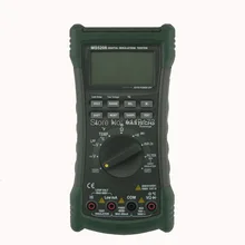 MASTECH MS5208 6600 Графы Цифровой Мультиметр True RMS Напряжения ПЕРЕМЕННОГО ТОКА Текущий Тестер Температура Мегомметром Сопротивления Изоляции Метр