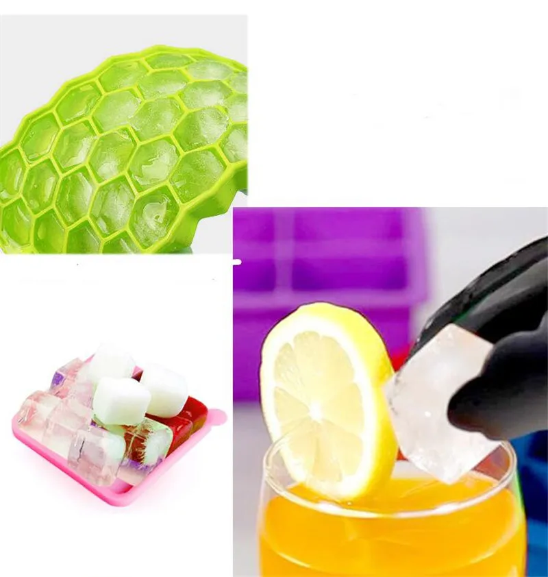 Diy Инструменты для мороженого силиконовые сотовые мороженое аппарат-изготовитель кубиков льда лоток