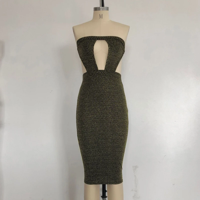 2019 New Style Summer Dress Plus Size Sexy Night Club Party Dresses Elegant Luxury Strapless Backless Hollow Out Bodycon Dress 2019 New Style Summer Dress Plus Size Sexy Night Club Party Dresses Elegant Luxury Strapless Backless Hollow Out Bodycon Dress
