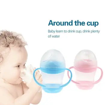 

Drinking Bottle 160ML Soft Duckbill Mouth Baby Kid Toddler PP+Silicone Safe materials Solid Feeding Cups
