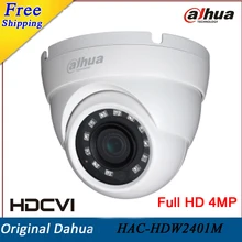 Dahua 4Mp Security Camera HAC-HDW2401M HDCVI WDR IR Eyeball Camera HD and SD dual-output 3.6mm fixed lens Indoor/Outdoor IP67