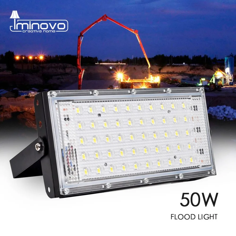 

Floodlight 10W 50W LED Flood light Lighting Outdoor Street Lamp Wall Reflector Waterproof IP65 Spotlight AC 220V 240V