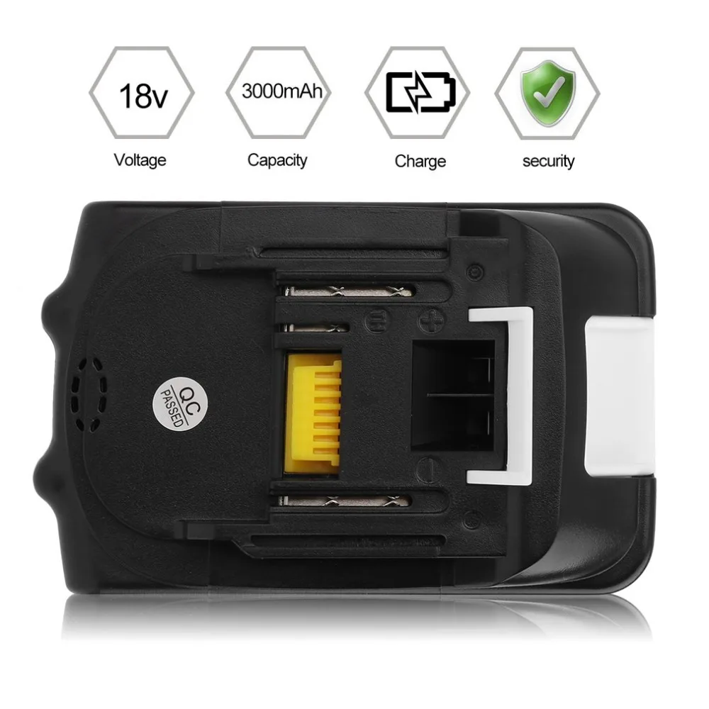 

Newest 18V 3.0ah 3000mAh Lithium Ion Battery For Makita Cordless Li-Ion Power Tool Battery BL1830 BL1840 LXT400 BL1845