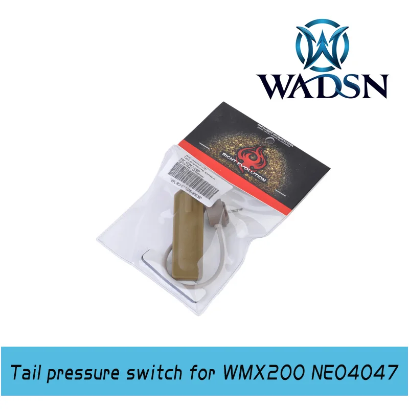 Ночь Эволюция хвост давление переключатель для WMX200 Тактический Airsoft фонарик интимные аксессуары NE04047