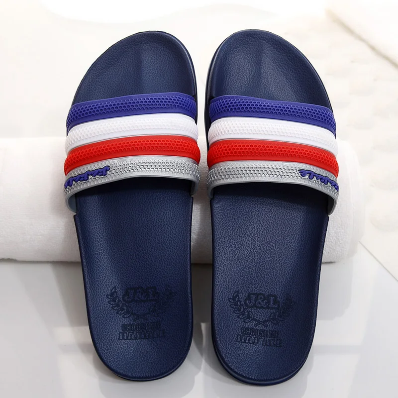 Rubber Slides Sport Sandal Shower Slides Summer Slip ON Slipper Beach ...