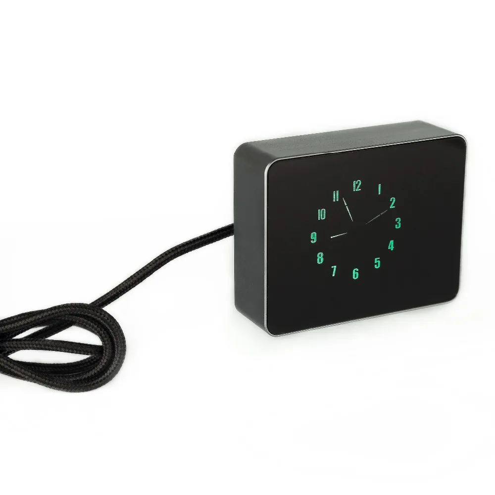 VFD часы указатель часы алюминиевый чехол USB питание Аналоговый Стиль с USB линия передачи данных