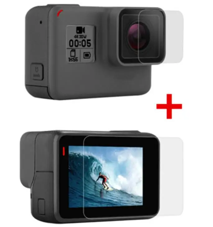 2.5mm Ultra slim Tempered Film For lens Protector Screen Go Pro Hero 7 6 5 Black Action Camera | Электроника