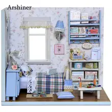 Кукольный домик мини 3D Шкаф DIY модель кухонные игрушки обеденный дисплей полка белое украшение для кукольного домика миниатюрные кухонные аксессуары