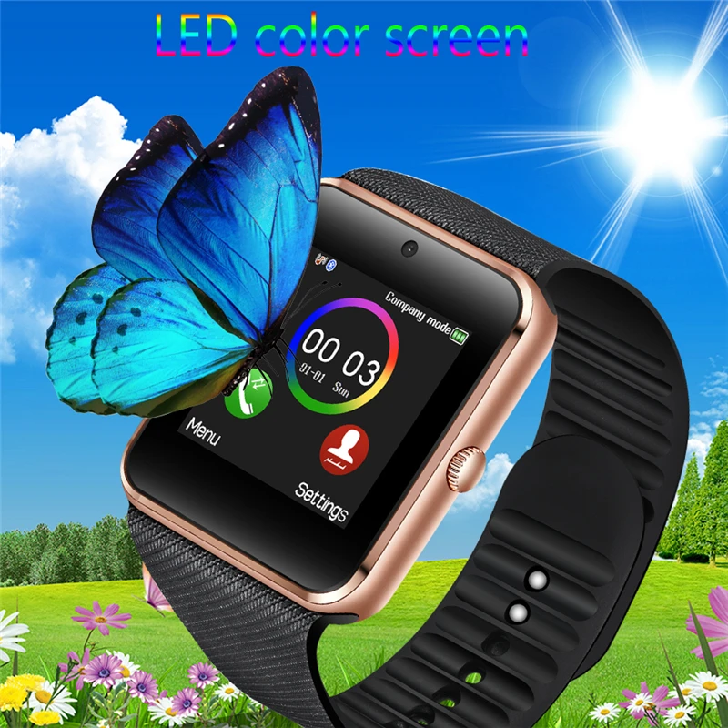 

BANGWEI Men Smart Watch Pedometer LED Color Touch Screen Bluetooth Watch Call Sport Digital Smart Sport Watch + Box