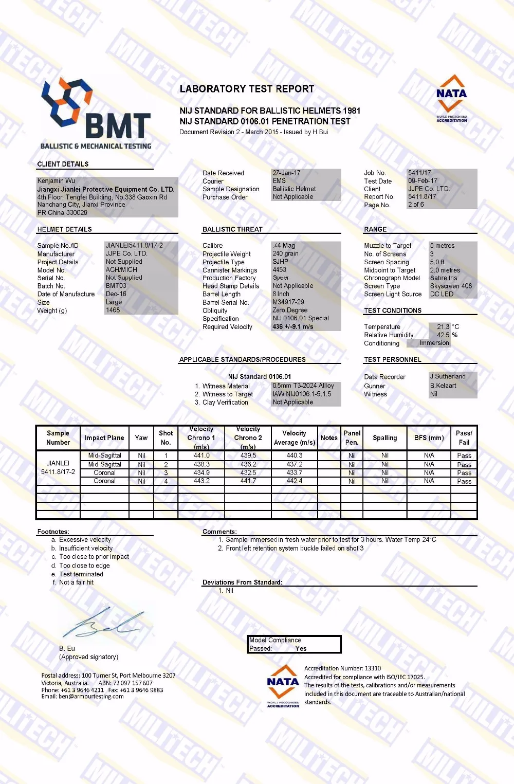 JIANLEI5411.8 Helmet NIJ 0106.01 Special_Page_2
