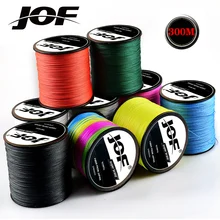 JOF 300 м 4 нити 8 нитей PE плетеная рыболовная леска сильная многонитевая рыболовная проволока
