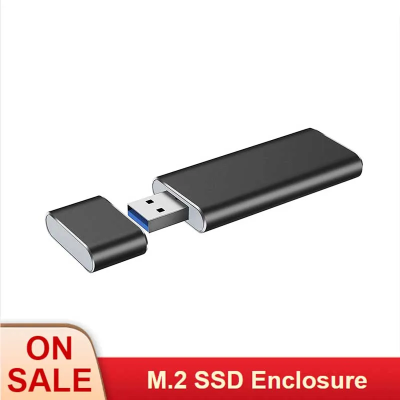 Goede USB3.0 Om M.2 Ngff Ssd Behuizing Solid State Drive Externe Behuizing Adapter Uasp Superspeed 6Gbps Voor 2230 2242 M.2 ngff Ssd