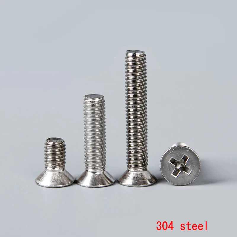 M1.6 M2 M2.5 M3 Slotted Head Tip Tighten Screws Machine Grubs Bolts Stainless