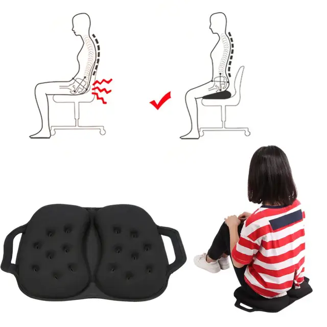 1pc Black Car Seat Pads Sponge Gel Cushion Covers Pad Office 1pc Black Car Seat Pads Sponge Gel Cushion Covers Pad Office Chair Protector Dual