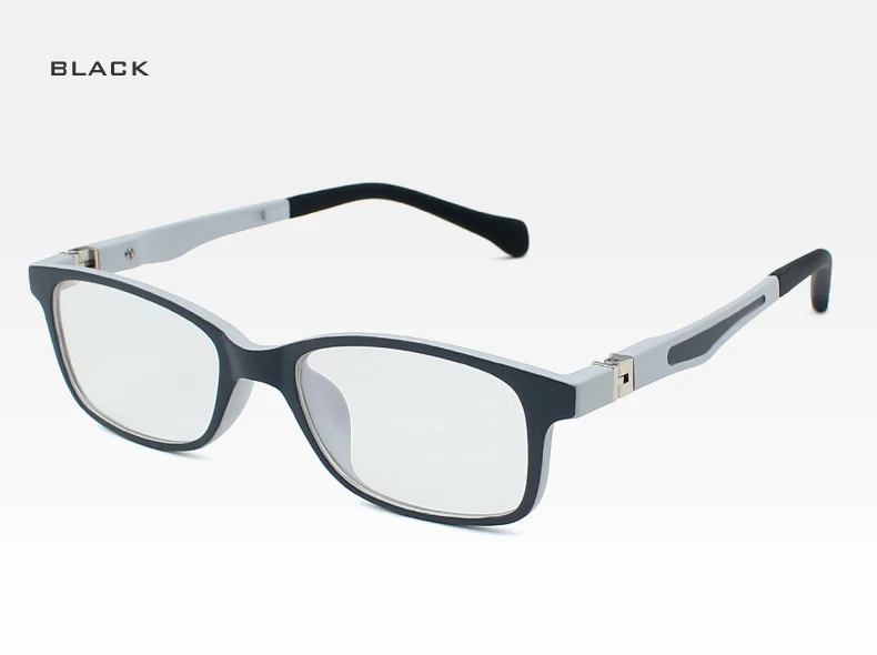 Детские специальные защитные очки от ультрафиолета Компьютерные очки TR90 Защитят Ваши глаза от усталости, радиации от компьютера. Очки для чтения. Очки с оправой. Модель- 1021 - Цвет оправы: Черный