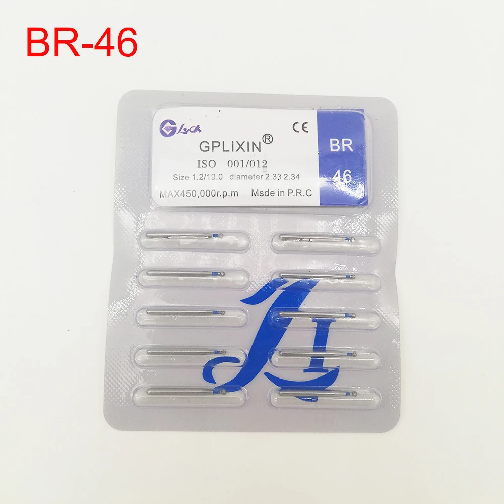 BR-31 Dental Diamond Burs Drill Dentistry Burs High Speed Handpiece Handle Diameter 1.6mm Dentist Tools BR-41 TR-13 FO32