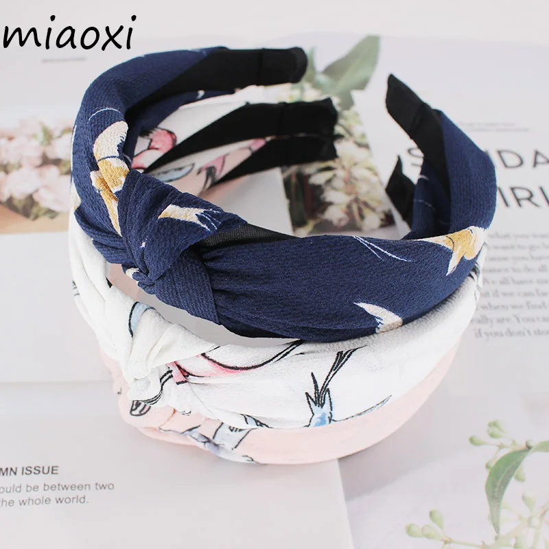 

Fashion Women Hairbands Casual Women's Cute Headwear Summer Girl Brand Hair Hoop Hair Bands Lady Casual Bird Hair Accessories