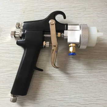 

SAT1182 painting airbrush kit pneumatic spray paint gun pressure feed double nozzle spray gun for painting cars