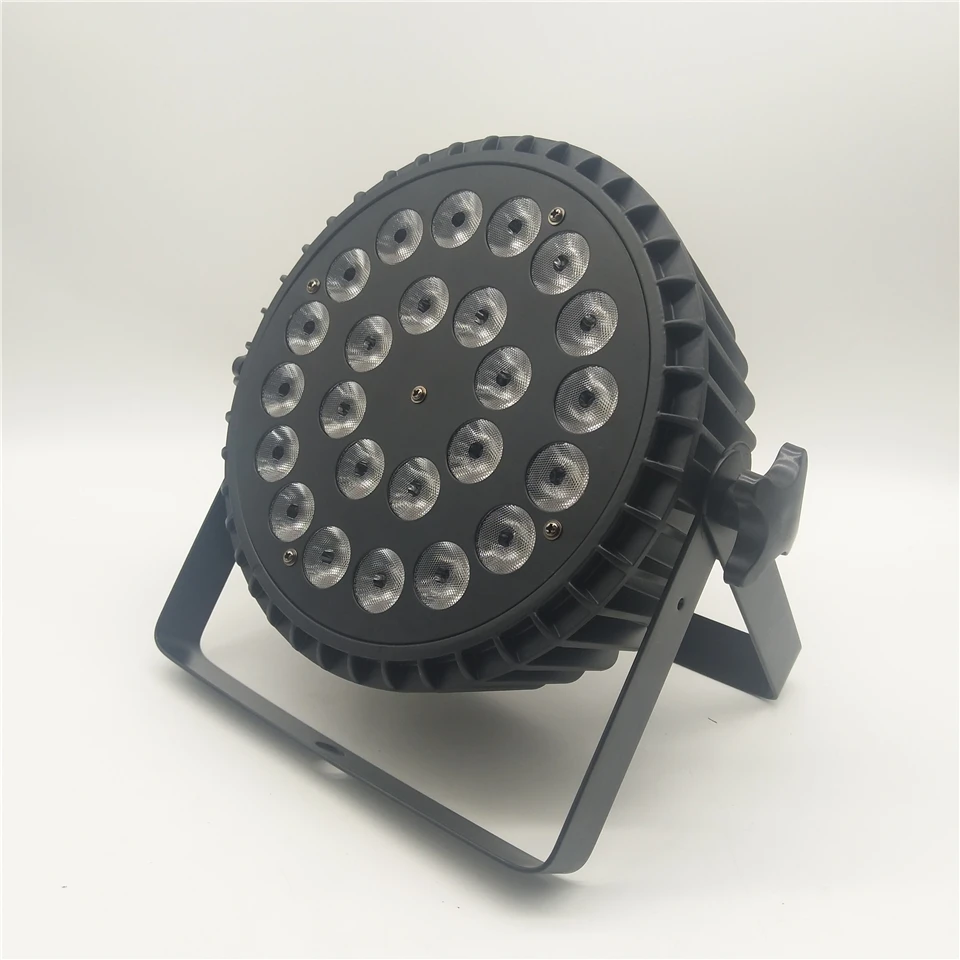 Кейс для полетов + 6 шт./24x12 Вт RGBW 4 в 1 LED par свет DMX512 сценический цветная панель KTV