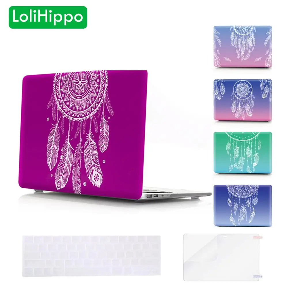 Защитный жесткий чехол для ноутбука LoliHippo Dream Series Apple Macbook Air Pro 11 12 13 3 15 дюймов