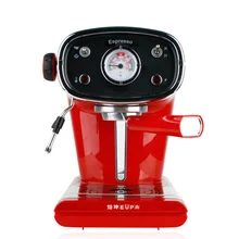 220 В Полуавтоматическая кофеварка для кипячения эспрессо 15 бар кофемашина из нержавеющей стали с паровой пенкой для молочной пены кофемашина