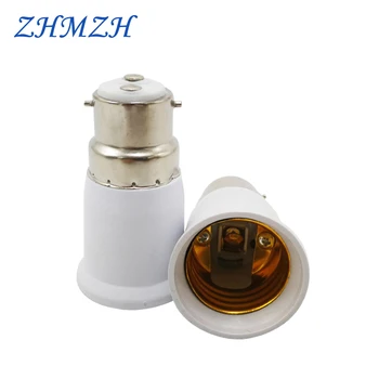 

2pcs/lot B22 To E27 Lamp Holder Converter B22 Conversion Socket Adapter Fireproof Holder B22 Lamp Base For Home Light&Lighitng