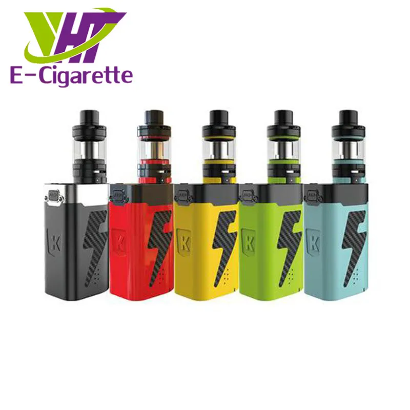 

2017 New Original Kangertech Kanger AKD FIVE 6 Starter Kit 8ml Top Filling Subohm Tank Electronic Cigarette 220W Mod vape kit