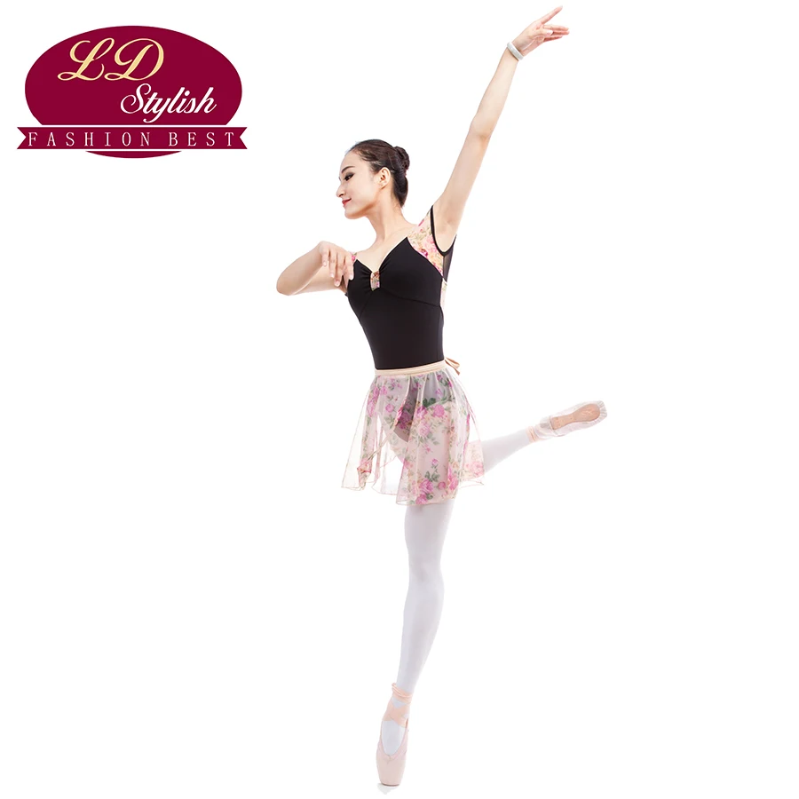 

Adults Ballet Training Leotards Practice Clothing Stage Performance Competition Dance Skirt Female Dancewear Practice Dresses