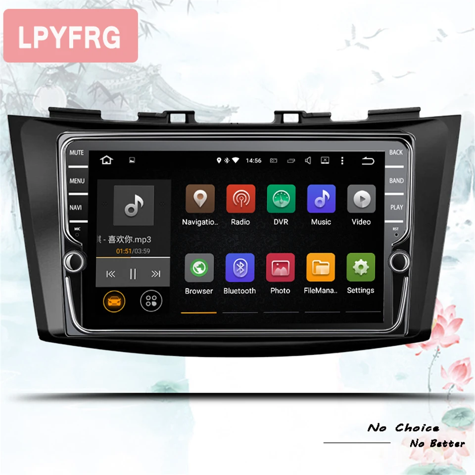 

2Din Android 9.1 Car Dvd Player For Suzuki Swift 2011 2012 - 2015 Radio Stereo GPS Navi Tape Recorder Head Unit 4+64G Camera Map
