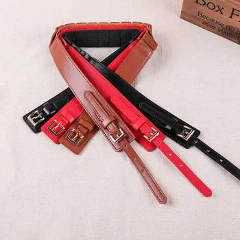 

New ladies belt decorative elastic waistband fashion elegant coat belt simple hundred matching skirt 3 color optional