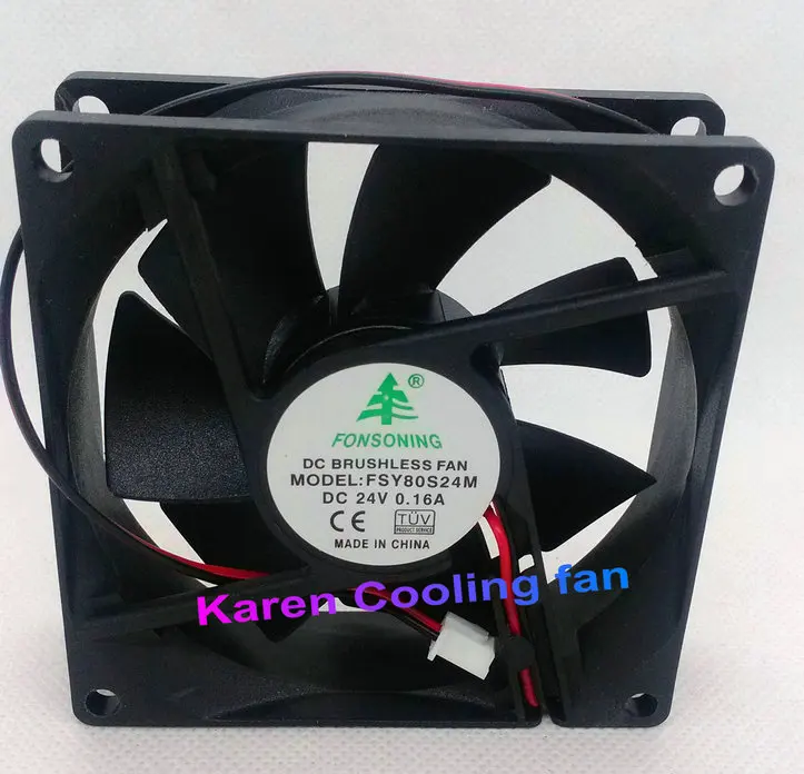 Fonsoning 8025 24v 0.16a FSY80S24M CHA8024EBN-K(E) FD248025EB-N PUDC24Z4R HF0824HB-B25 F8025X24D-C охлаждающий вентилятор |