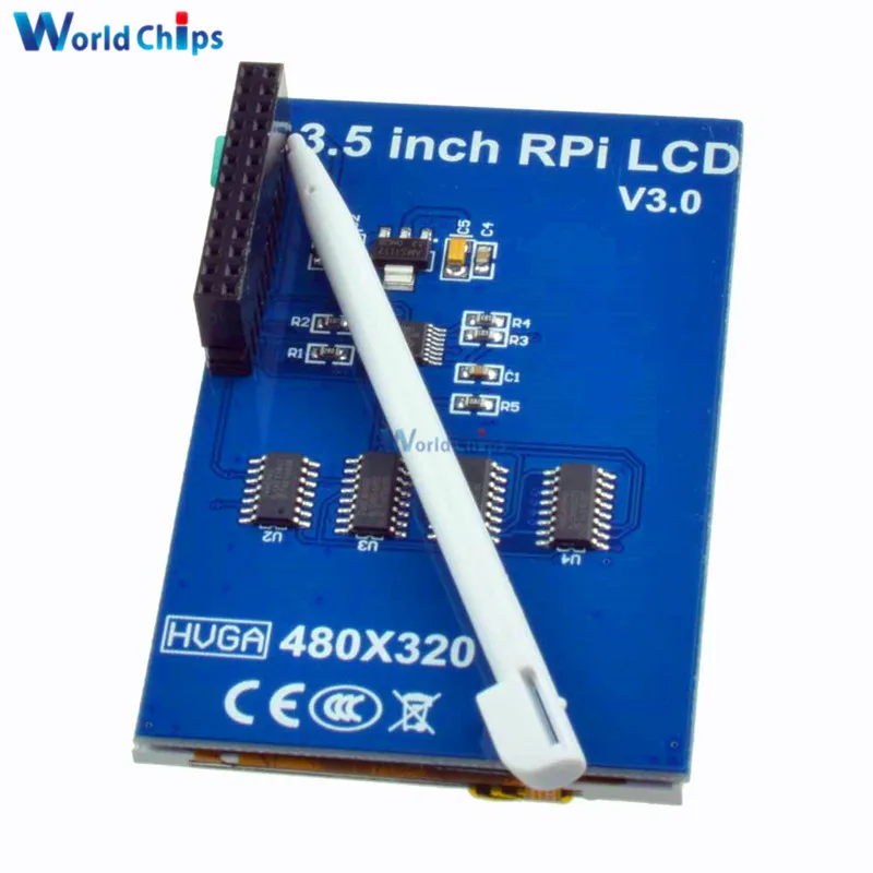 3," 3,5 дюймов TFT lcd сенсорный экран 320x480 SPI RGB Плата дисплея для Raspberry Pi 3 B+/PI2 320*480