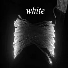 Белый 10 м 80 светодиодный струны 3XAA на батарейках Рождественский свадебный Декор светодиодный Сказочный светильник