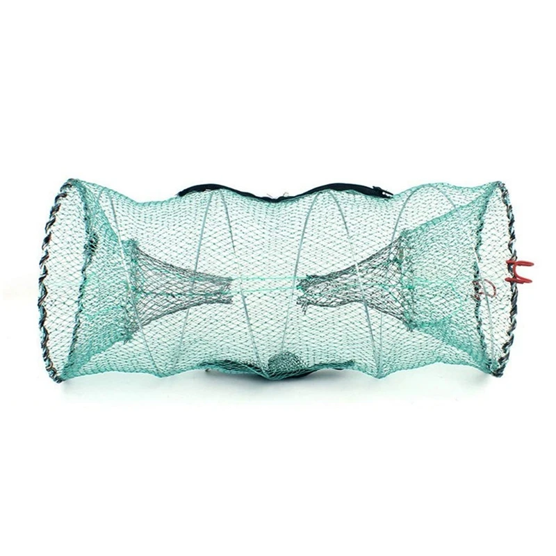 

Folding Fish Trap | Fishing Net | Collapsible Cast Mesh Landing Bait Net For Crab Shrimp Minnow Crawfish Catfish
