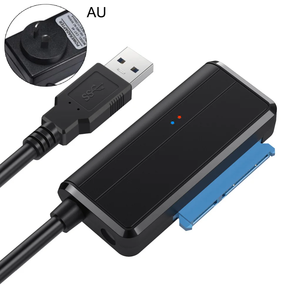 Кабель SATA-USB для жесткого диска адаптер USB 3 0 2 5 HDD SSD дисков Поддержка внешнего