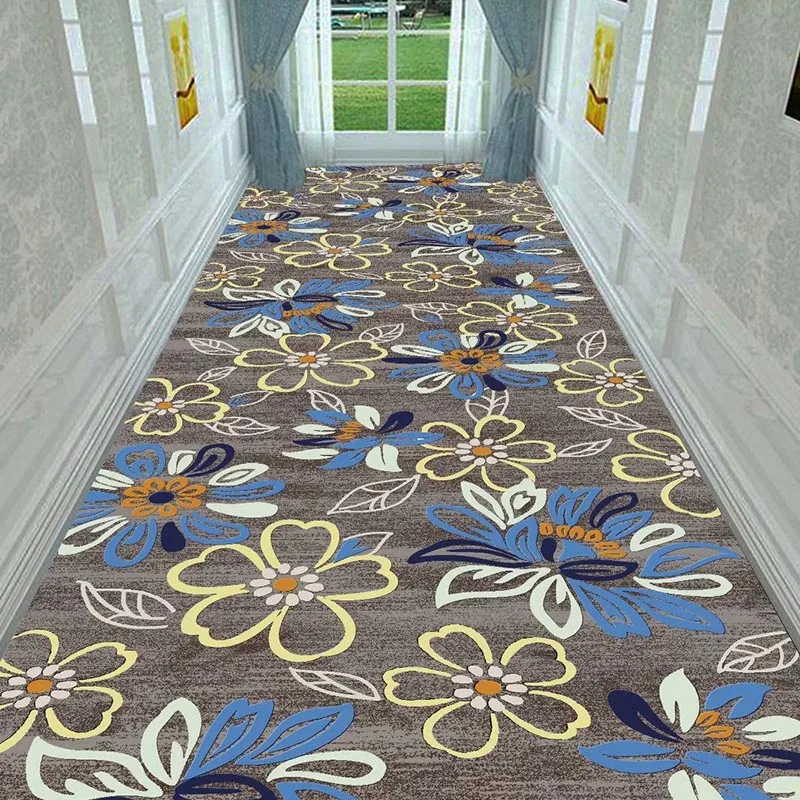 Long 3d Hallway Stair Carpet Tapis Salon Floor Carpet balcony Hotel dywany ковровая дорожка tapis mariage For Sale